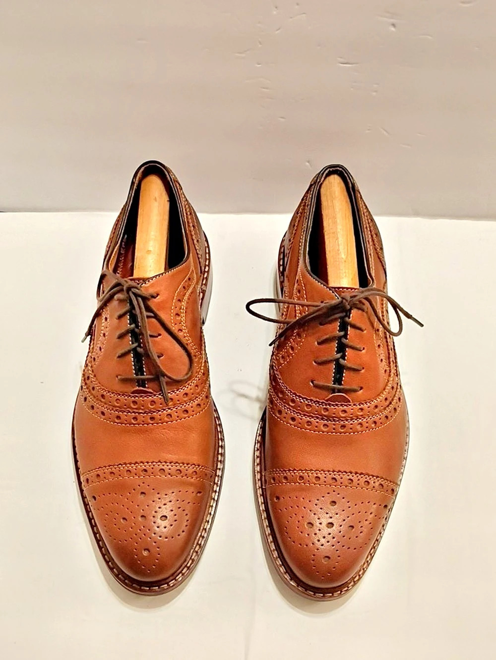 Johnston & Murphy J&M 1850 Brogue Oxfords in Brown US 11 M